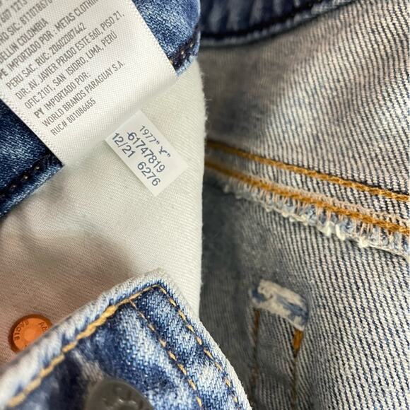 American Eagle 90s Straight Leg Flex Stretch Denim Blue Jeans Mens 36 New nwt - Picture 14 of 14